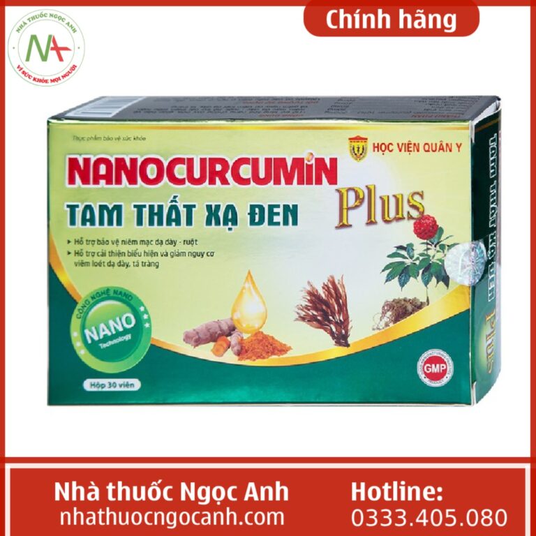 Nanocurcumin Tam Thất Xạ Đen Plus