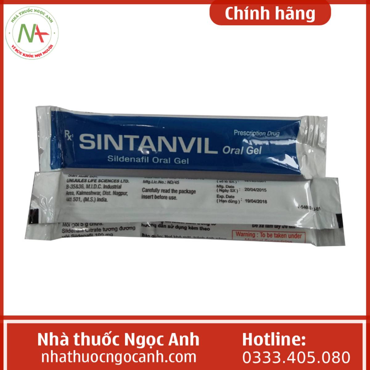 Sintanvil Oral Gel