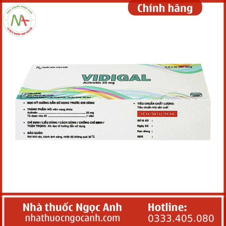 Voldigall Thuốc Vidigal 25 mg có tác dụng gì, mua ở đâu, giá bao nhiêu?