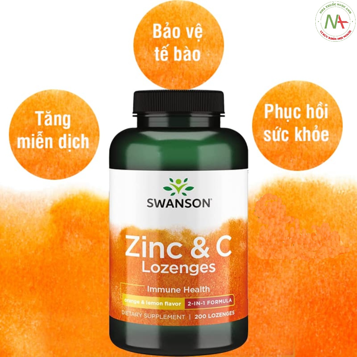 Zinc & Vitamin C Lozenges Swanson