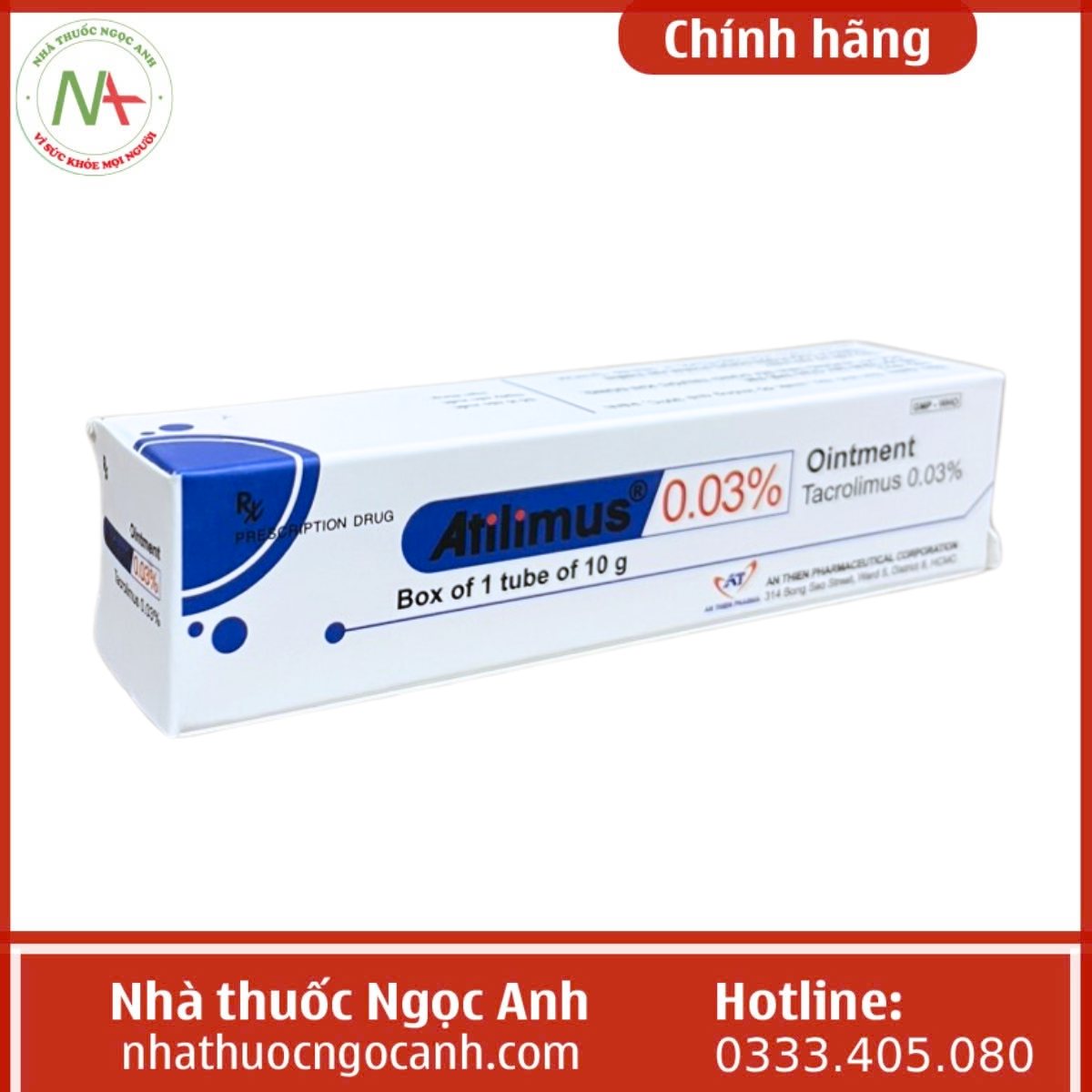 Thuốc Atilimus 0,03%