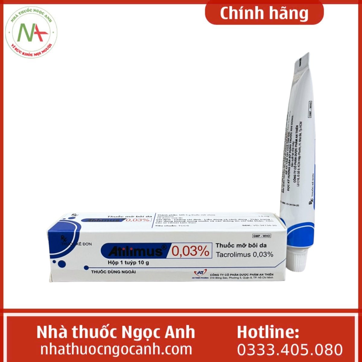 Thuốc Atilimus 0,03%