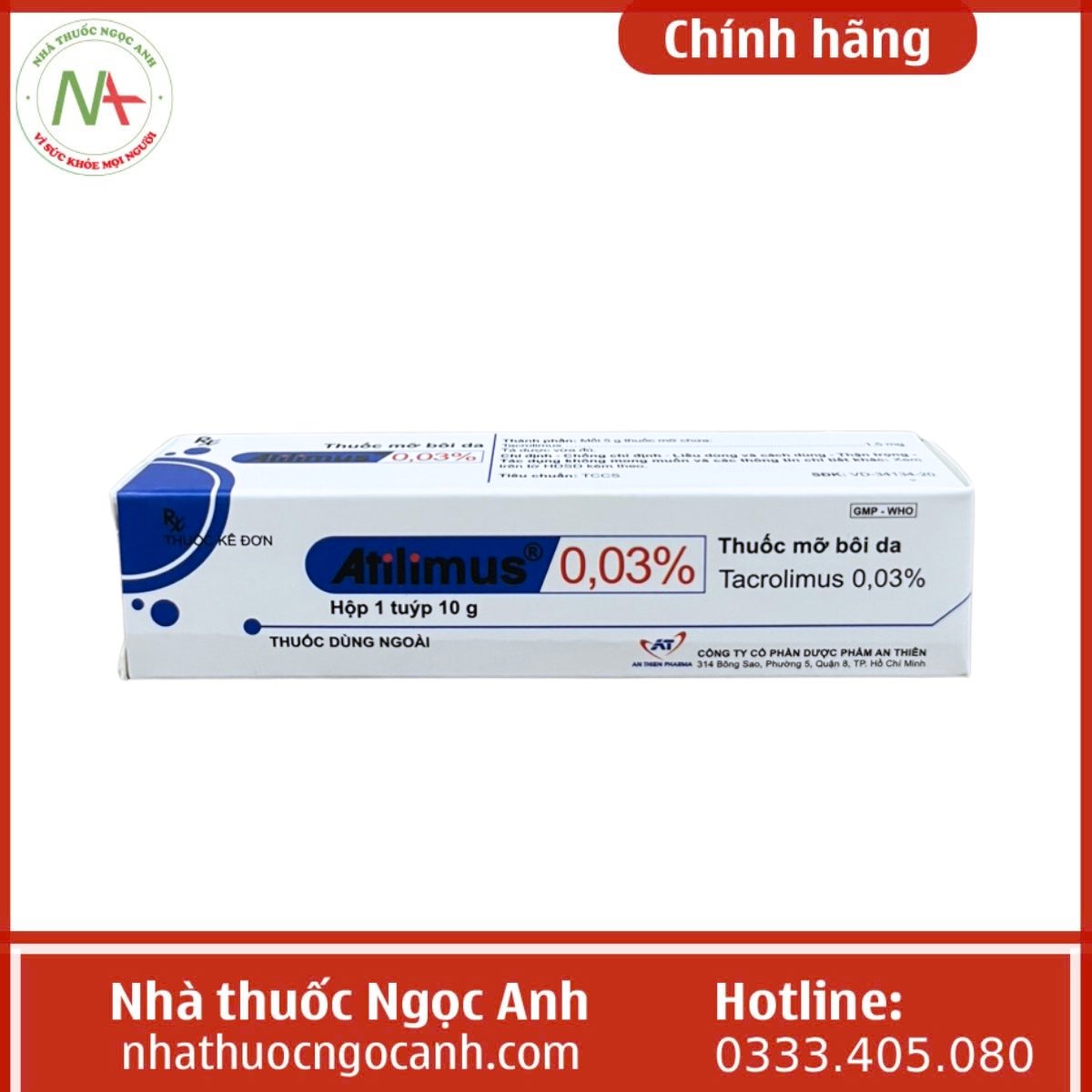 Thuốc Atilimus 0,03%