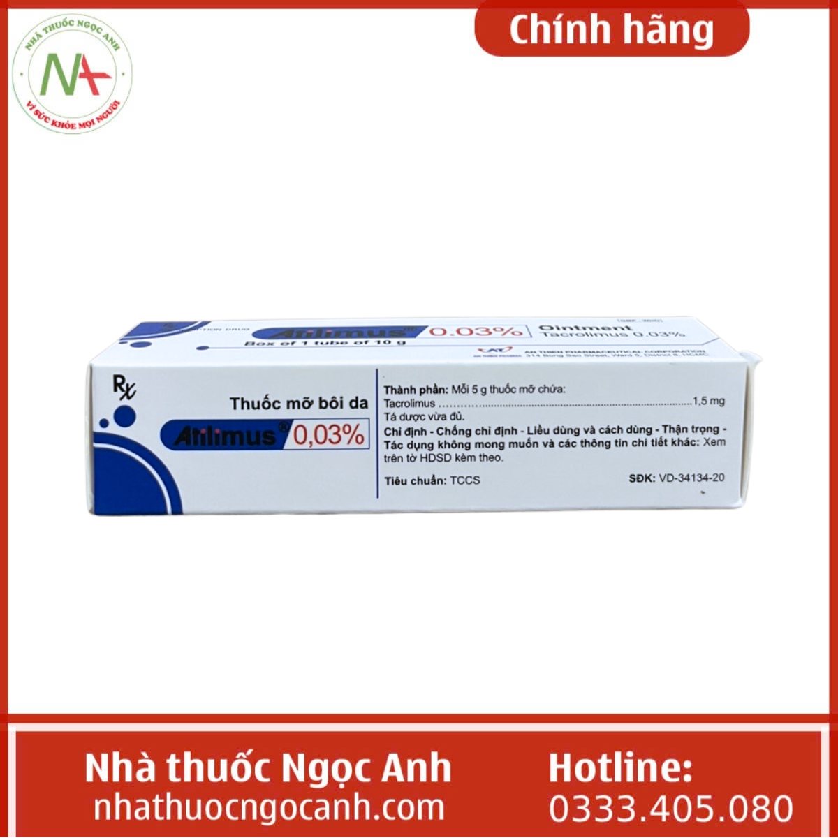 Thuốc Atilimus 0,03%