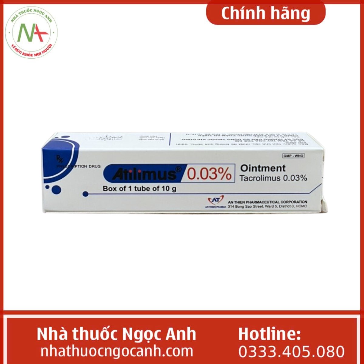 Thuốc Atilimus 0,03%