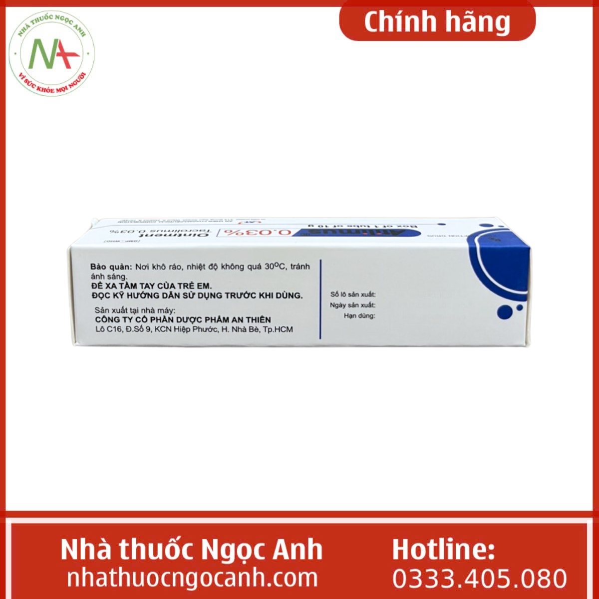 Thuốc Atilimus 0,03%