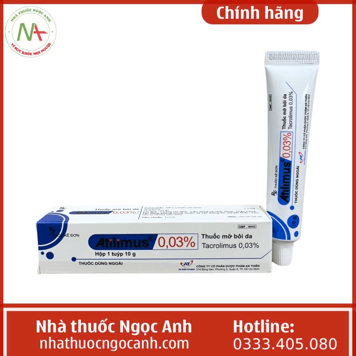 Thuốc Atilimus 0,03%