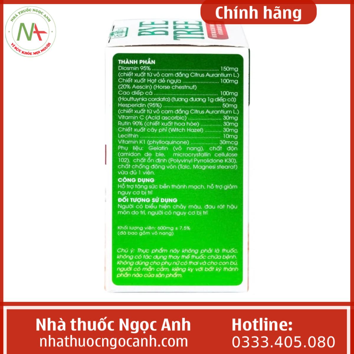 Viên uống Bye Tree Royal Care