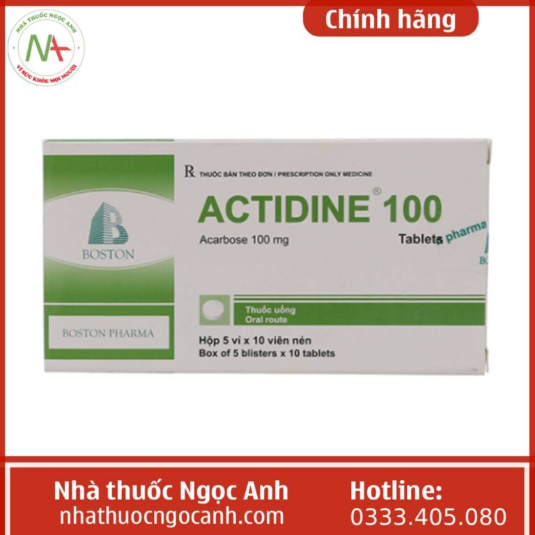 Thuốc Actidine 100mg