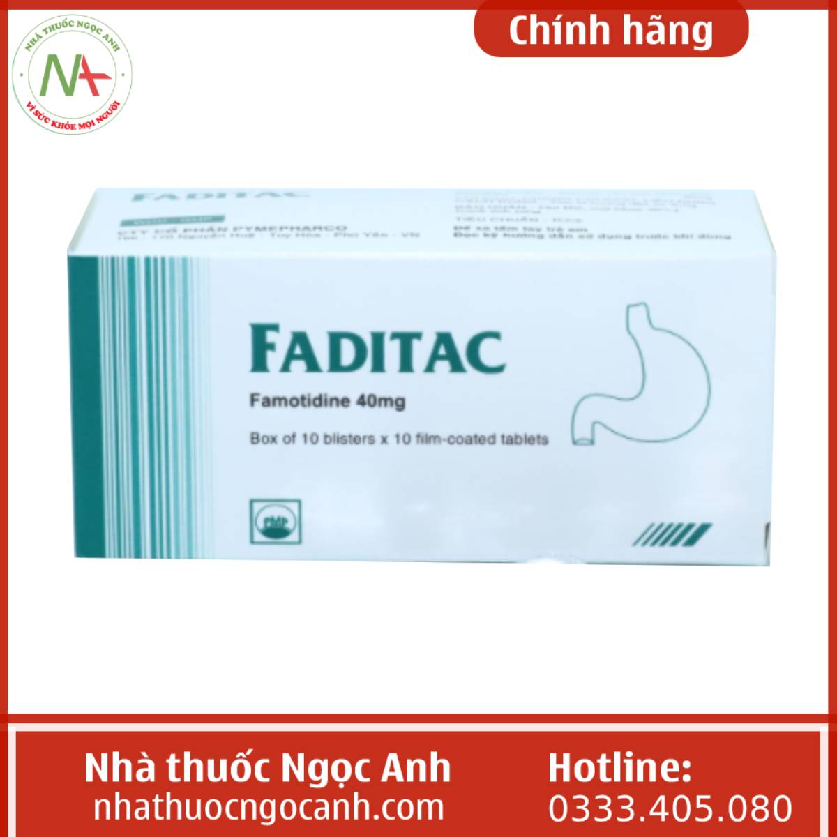 thuốc Faditac 40mg