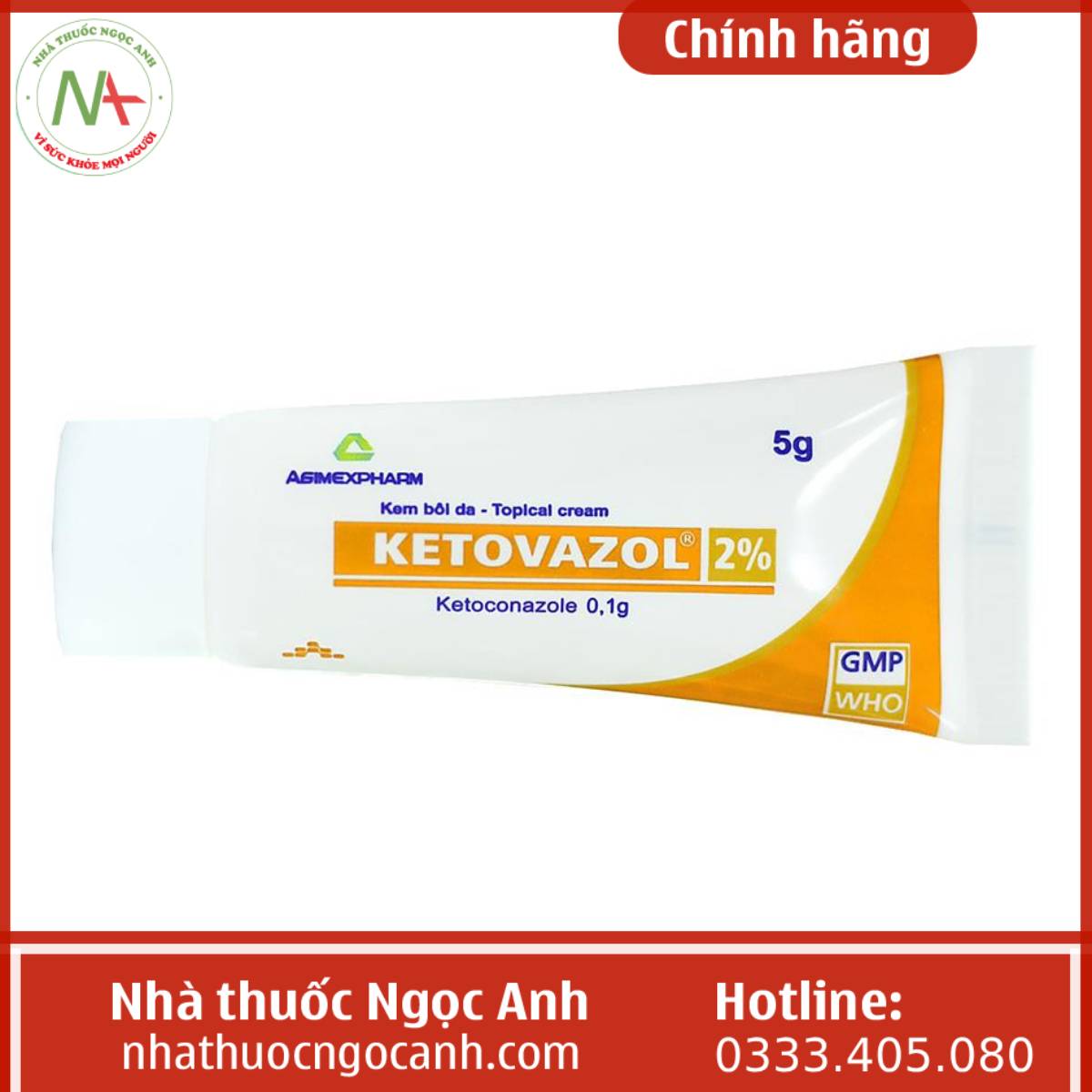 Thuốc Ketovazol 2%