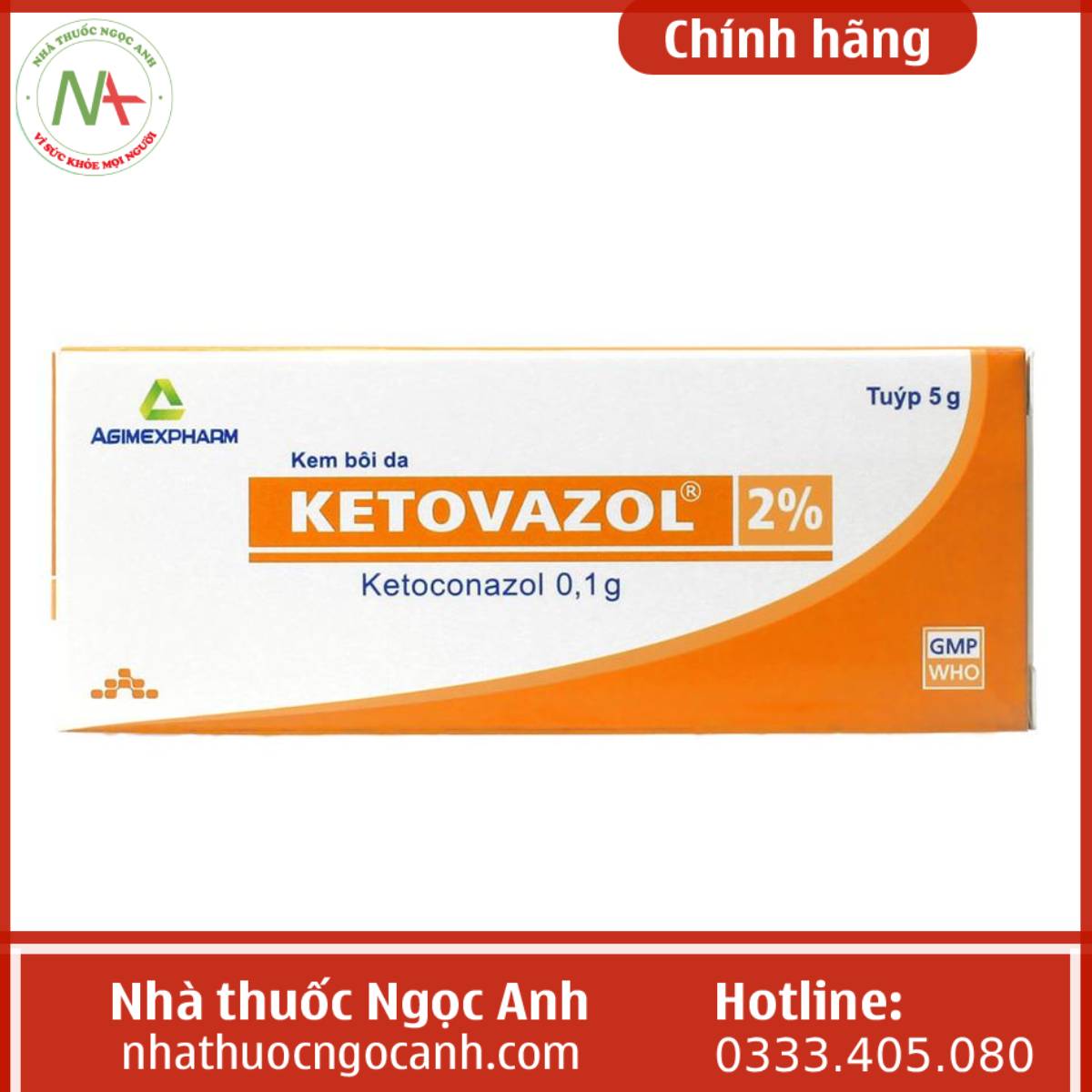 Thuốc Ketovazol 2%