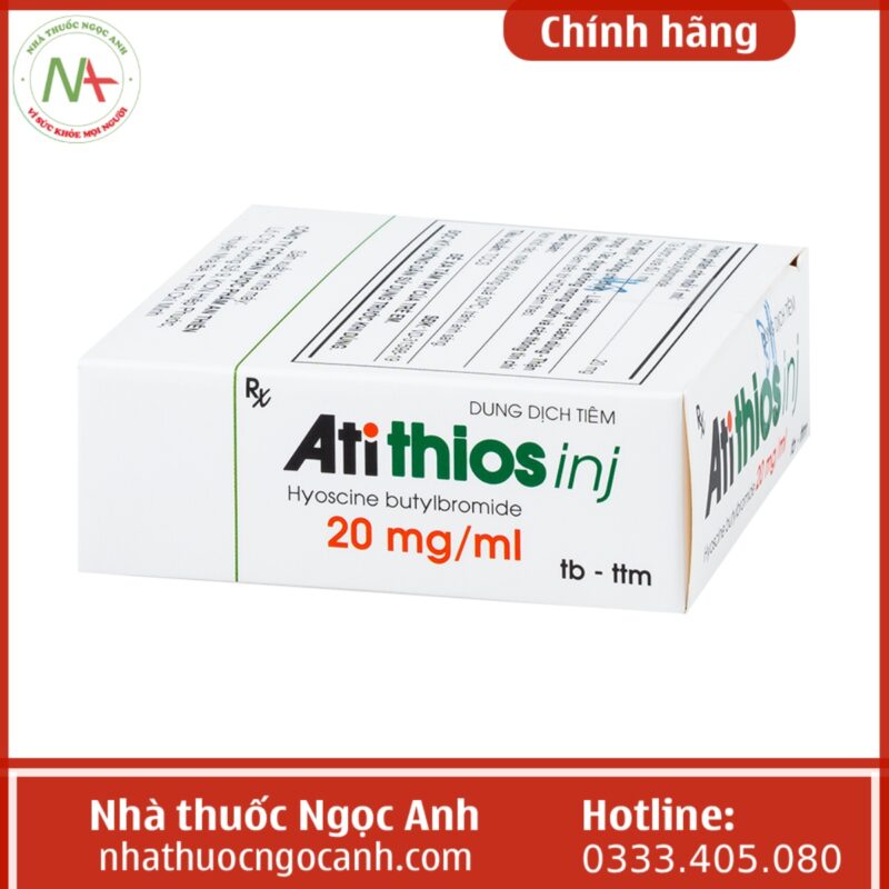 Atithios Inj Thuốc Atithios inj 20 mg/ml là thuốc gì, có tác dụng gì, giá bao nhiêu ...