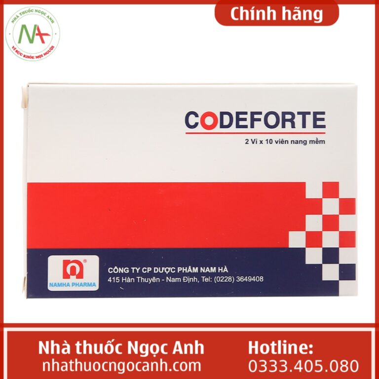 Thuốc Codeforte Nam Hà là thuốc gì, có phải kháng sinh không, giá bao ...