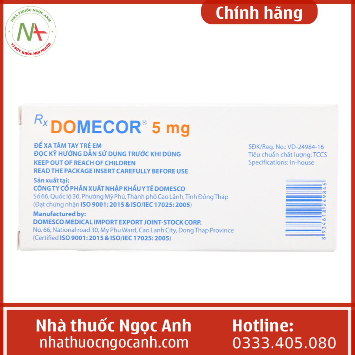 Domecor 5 mg