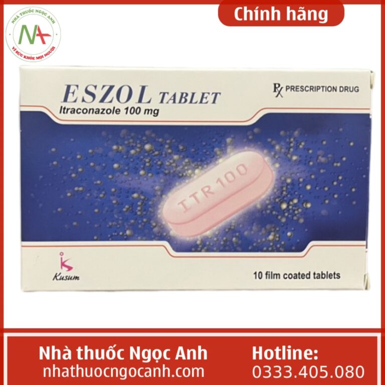 Hộp thuốc Eszol Tablet