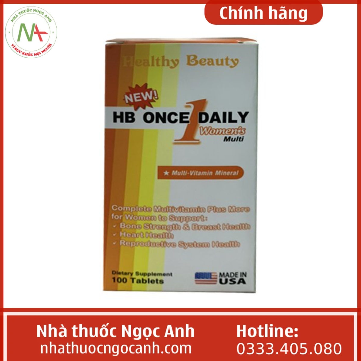 Hộp HB Once Daily Women’s Multi