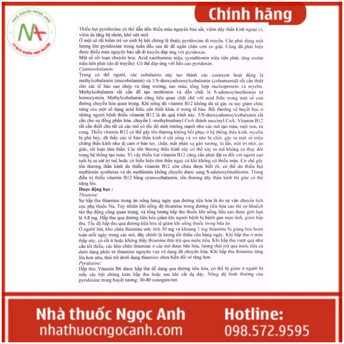 Hướng dẫn sử dụng thuốc Tribcomplex sủi