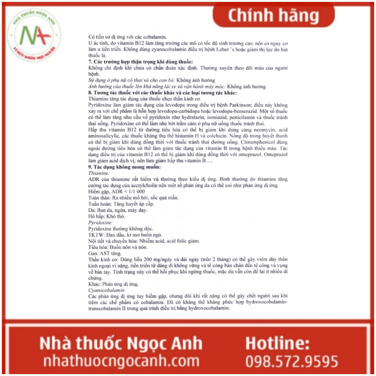 Hướng dẫn sử dụng thuốc Tribcomplex sủi