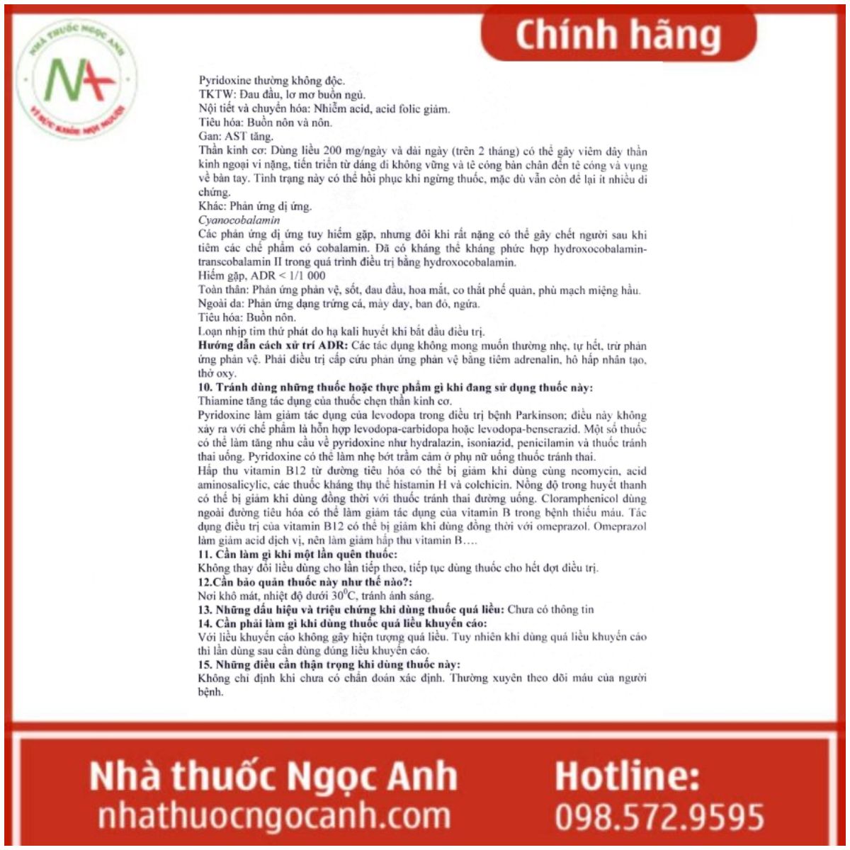 Hướng dẫn sử dụng thuốc Tribcomplex sủi