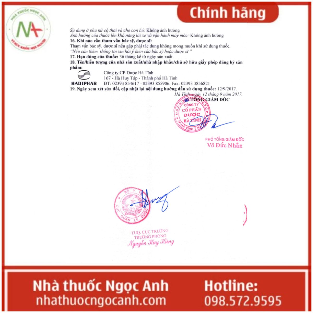Hướng dẫn sử dụng thuốc Tribcomplex sủi