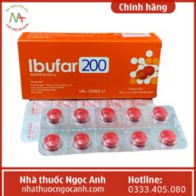 Hộp thuốc Ibufar 200