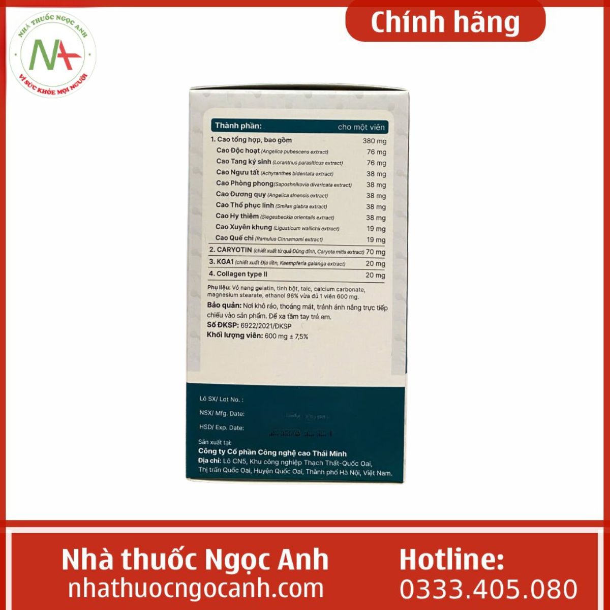 Khương Thảo Đan Gold