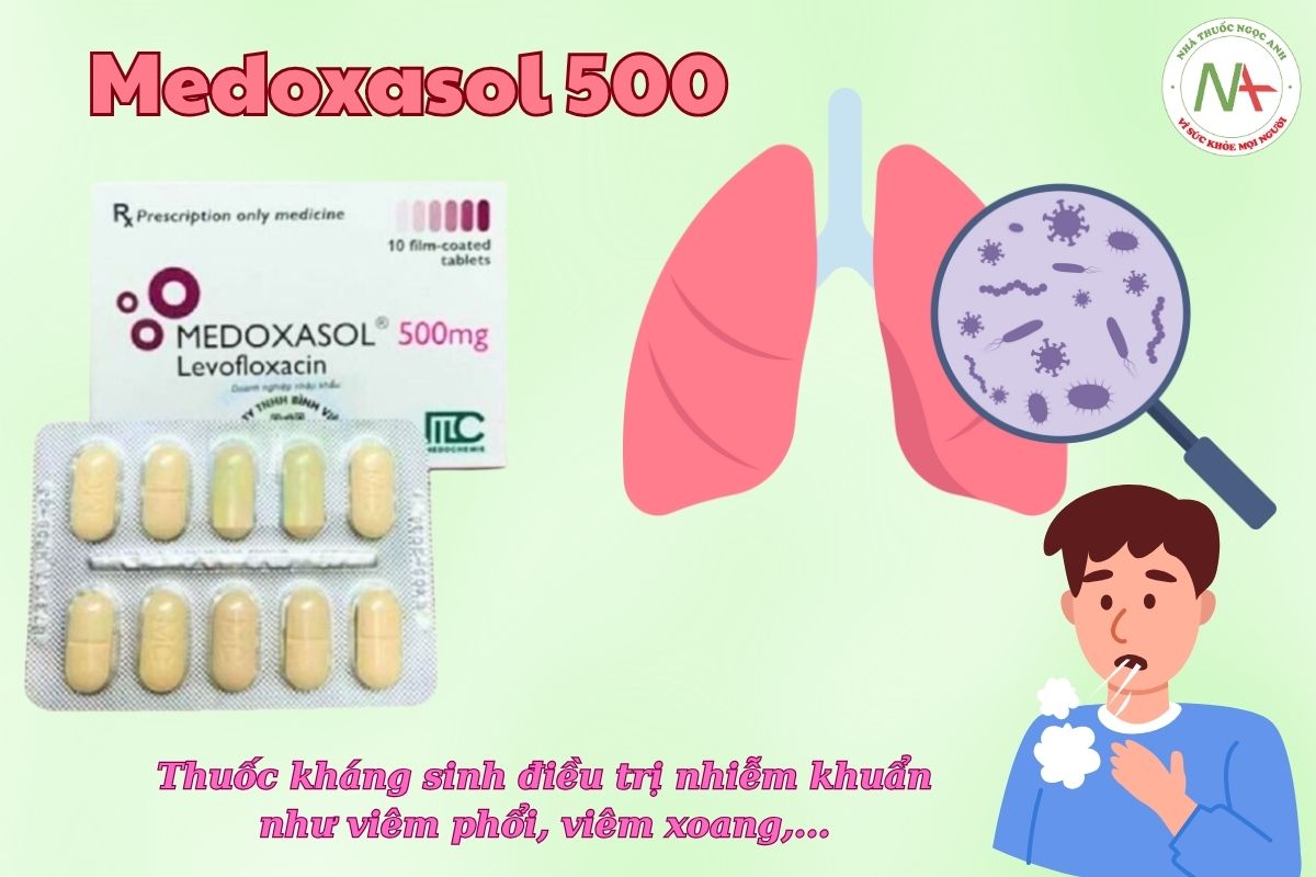 Thuốc Medoxasol 500 dùng trong điều trị nhiễm khuẩn