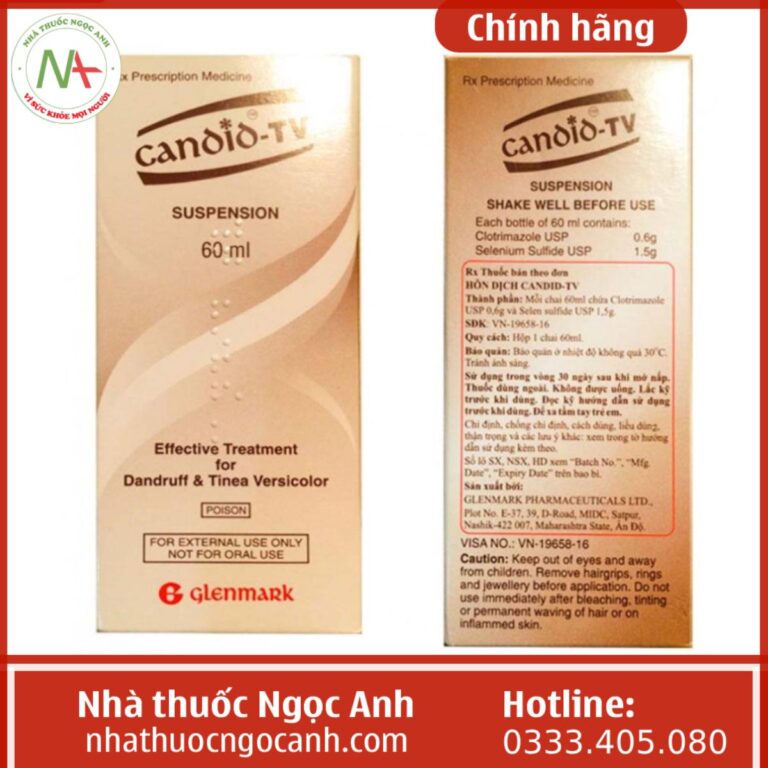 Thuốc Candid TV (Chai 60ml)