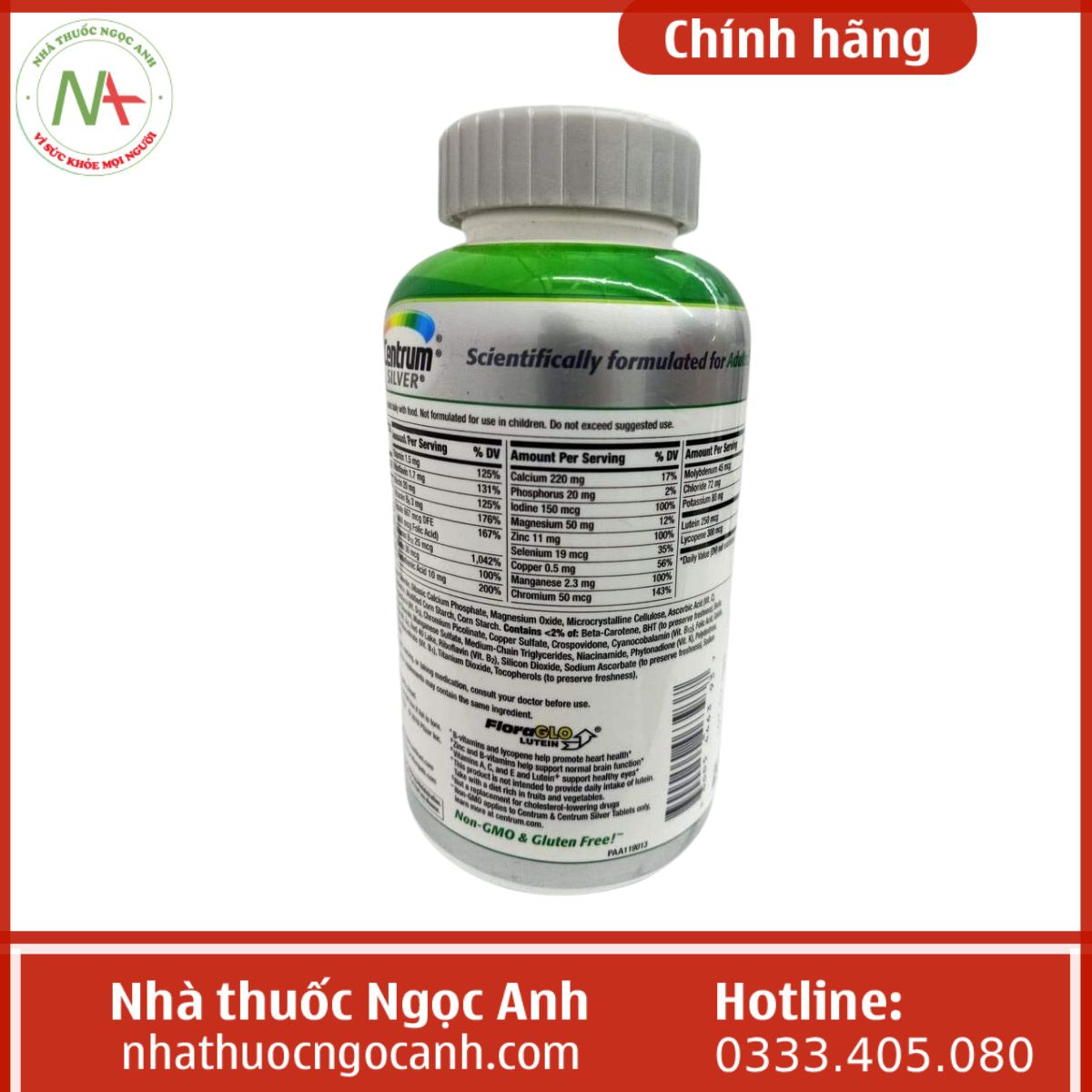 Vitamin tổng hợp Centrum Silver Adults 50+