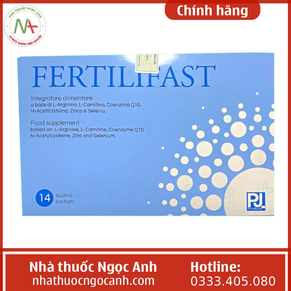 Fertilifast hỗ trợ sinh sản cho nam giới