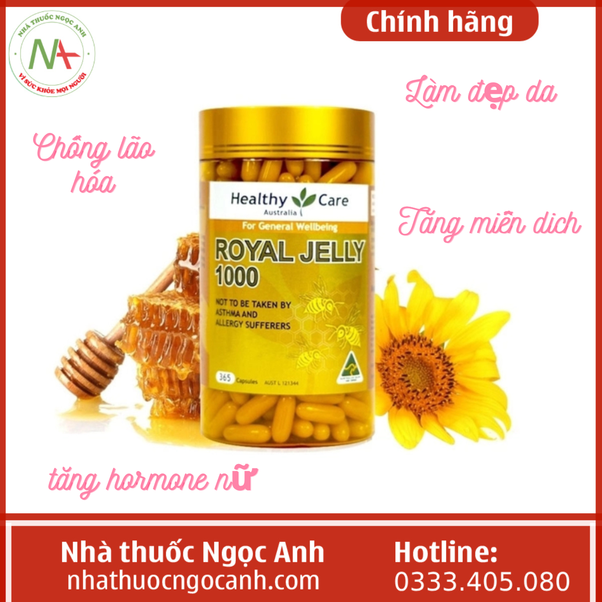 Healthy Care Royal Jelly 1000mg