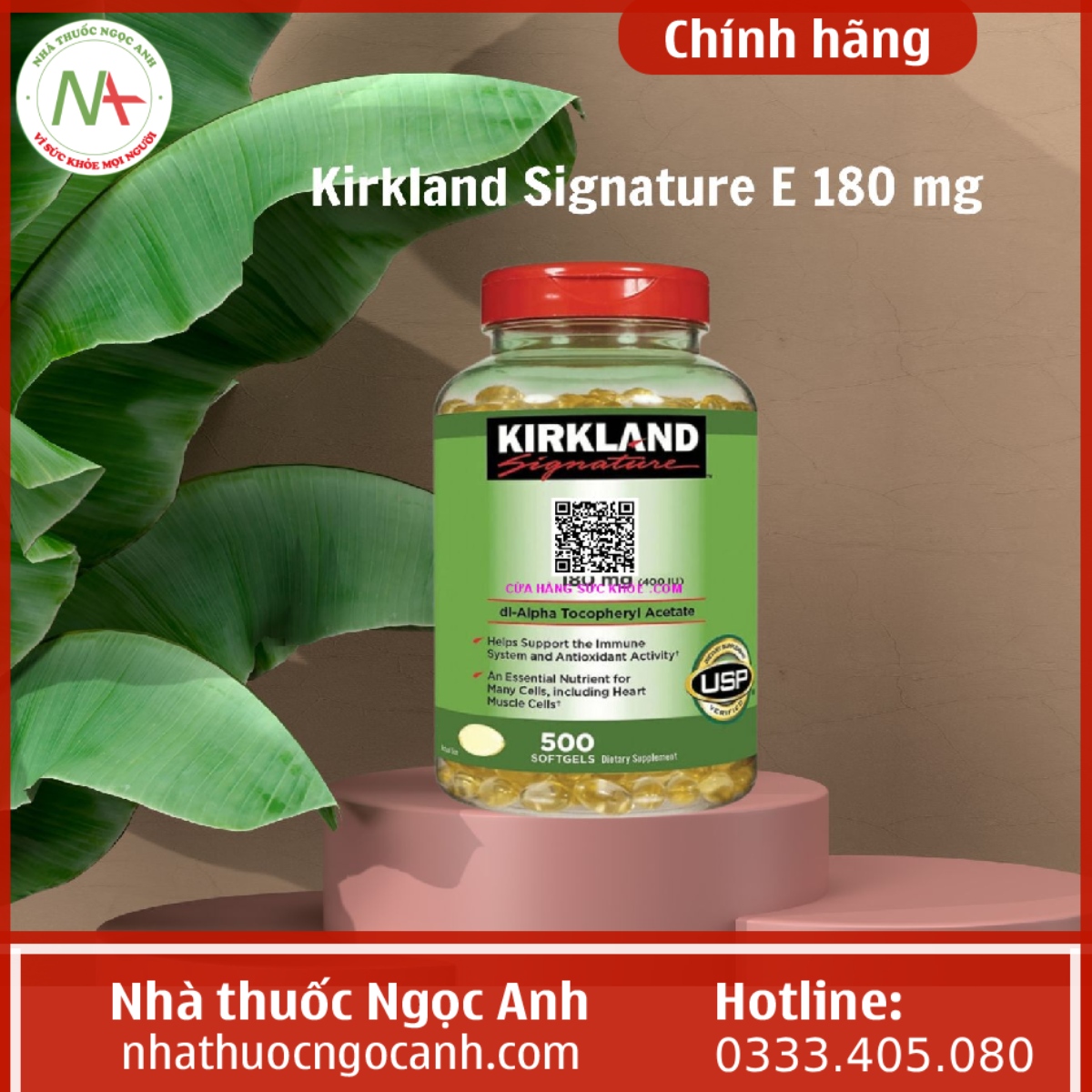 Kirkland Signature E 180 mg