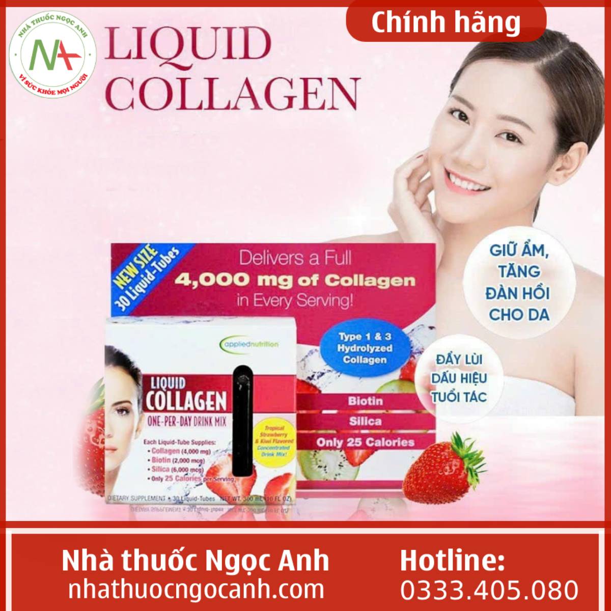 Liquid Collagen One-Per-Day Drink Mix
