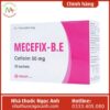 Thuốc Mecefix B.E 50mg có tác dụng kháng khuẩn 75x75px