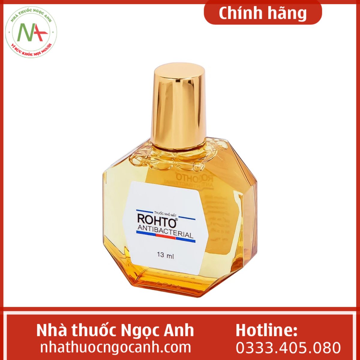 Thuốc nhỏ mắt Rohto AntiBacterial