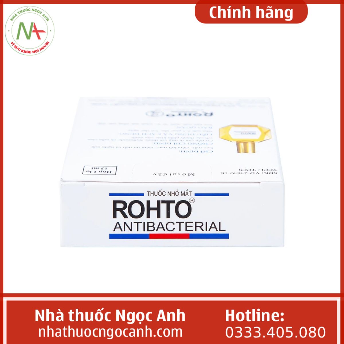 Thuốc nhỏ mắt Rohto AntiBacterial