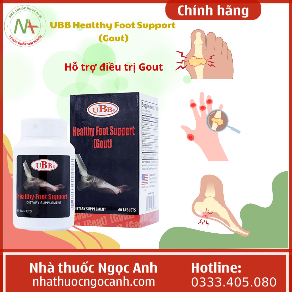 UBB Healthy Foot Support (Gout)