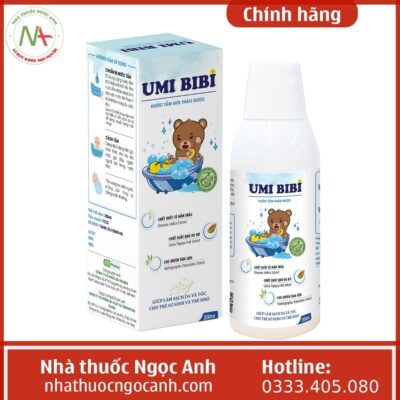 Umi Bibi nước tắm gội thảo dược