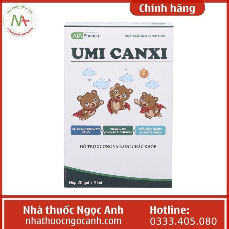 Umi Canxi giúp xương chắc khỏe