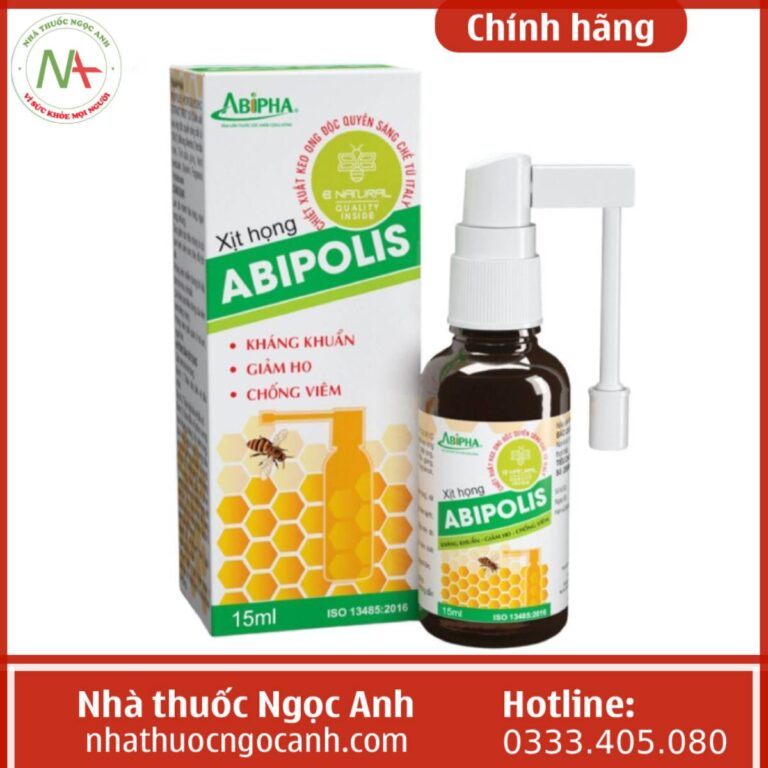 Xịt họng Abipolis