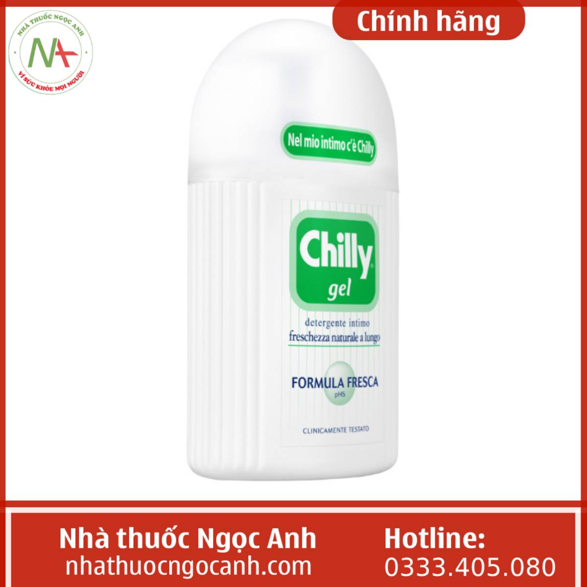 Dung dịch vệ sinh phụ nữ Chilly Gel 200mL