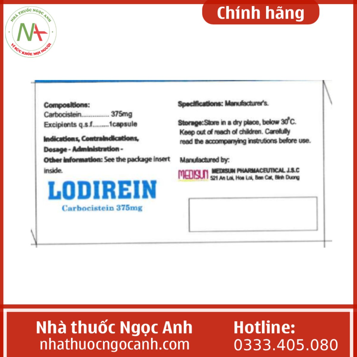 Thuốc Lodirein