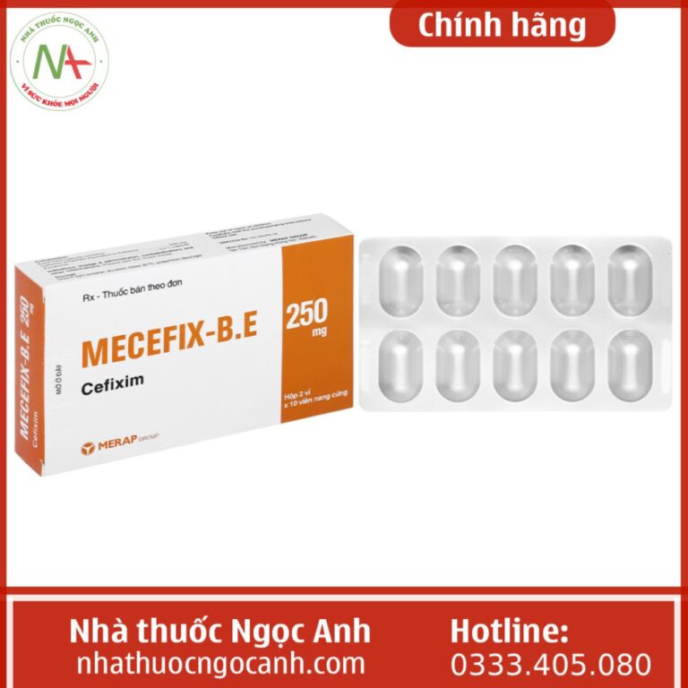 Thuốc Mecefix be 250mg có tác dụng gì?