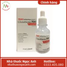 7Day Whitening program Glutathione 700 V-ample
