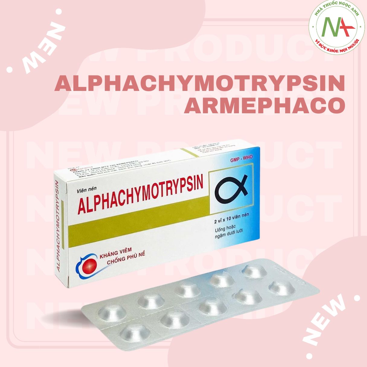 Alphachymotrypsin Armephaco