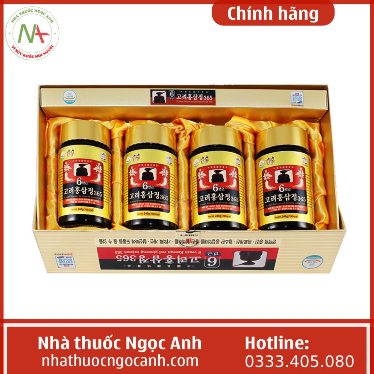 Cao Hồng Sâm 365 Hàn Quốc