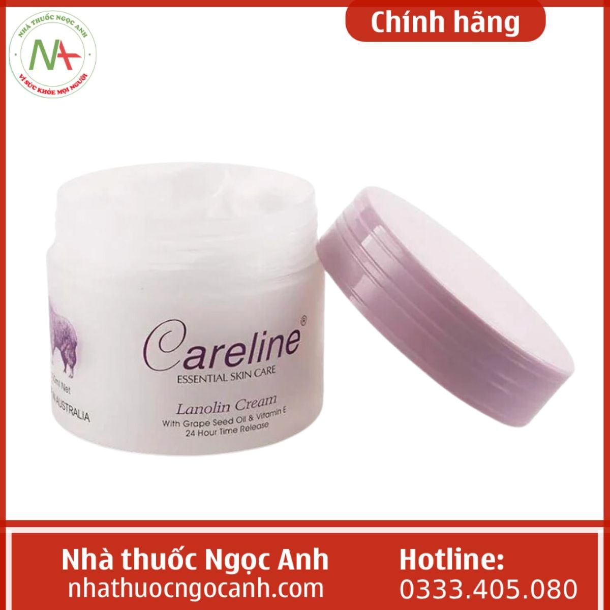 Careline Essential Skin Care (Tím) kem dưỡng da nhau thai cừu