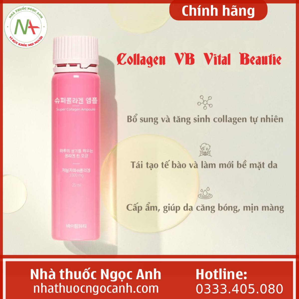 Công dụng của Collagen VB Vital Beautie