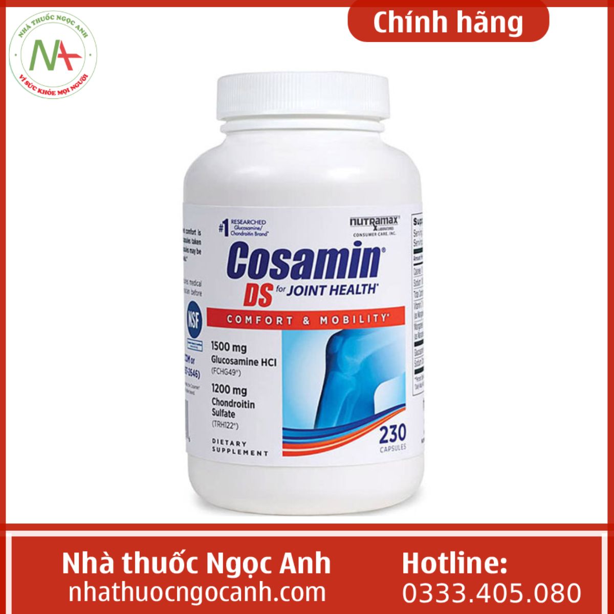 Cosamin DS For Joint Health bổ sụn khớp